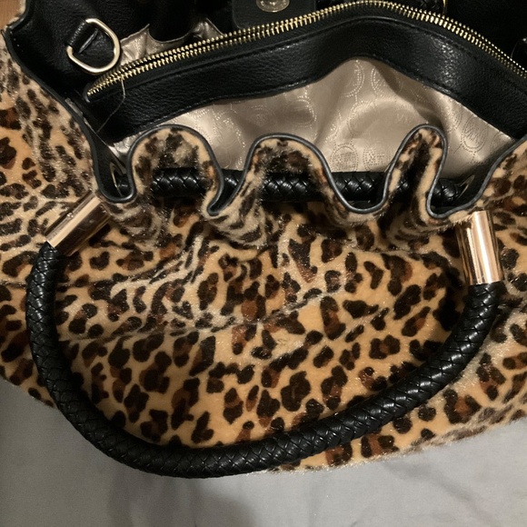 Michael Kors Leopard Print Bucket Bag - Picture 3 of 5